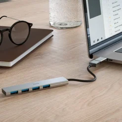 Hub USB, USB-C Hama / Szary VH072-19