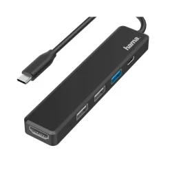 Hub USB, USB-C, HDMI Hama / Czarny VH071-03