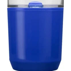 Hudson kubek z podwójnymi ściankami o pojemności 180 ml wykonany z tworzyw sztucznych pochodzących z recyklingu / Niebieski 10085252