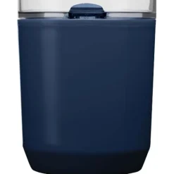 Hudson kubek z podwójnymi ściankami o pojemności 180 ml wykonany z tworzyw sztucznych pochodzących z recyklingu / Granatowy 10085255