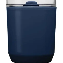 Hudson kubek z podwójnymi ściankami o pojemności 180 ml wykonany z tworzyw sztucznych pochodzących z recyklingu / Granatowy 10085255