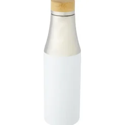 Hulan miedziana, próżniowo izolowana butelka o pojemności 540 ml z bambusową pokrywką / Biały 10066701