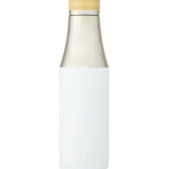 Hulan miedziana, próżniowo izolowana butelka o pojemności 540 ml z bambusową pokrywką / Biały 10066701