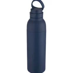Illuminate butelka termiczna o pojemności 650 ml z podwójnymi ściankami, wykonana ze stali nierdzewnej z recyklingu z certyfikatem RCS. / Granatowy 10083855