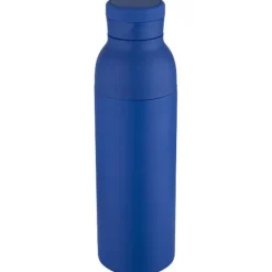 Illuminate butelka termiczna o pojemności 650 ml z podwójnymi ściankami, wykonana ze stali nierdzewnej z recyklingu z certyfikatem RCS. / Królewski niebieski 10083853