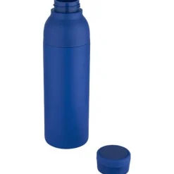 Illuminate butelka termiczna o pojemności 650 ml z podwójnymi ściankami, wykonana ze stali nierdzewnej z recyklingu z certyfikatem RCS. / Królewski niebieski 10083853