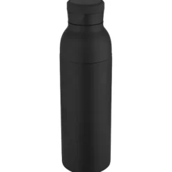 Illuminate butelka termiczna o pojemności 650 ml z podwójnymi ściankami, wykonana ze stali nierdzewnej z recyklingu z certyfikatem RCS. / Czarny 10083890