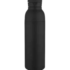 Illuminate butelka termiczna o pojemności 650 ml z podwójnymi ściankami, wykonana ze stali nierdzewnej z recyklingu z certyfikatem RCS. / Czarny 10083890