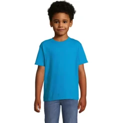 IMPERIAL Dziecięcy T-SHIRT / Aqua S11770-AQ-L