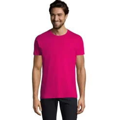 IMPERIAL Męski T-SHIRT 190g / Fuchsia S11500-FU-3XL