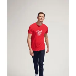 IMPERIAL Męski T-SHIRT 190g / Pomarańczowy S11500-OR-S