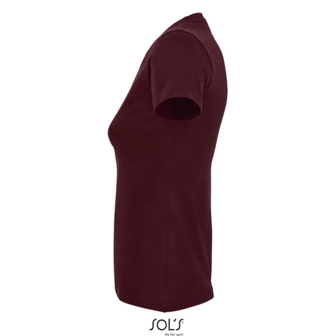 IMPERIAL WOMEN T-SHIRT 190g / Burgundy S11502-BG-S