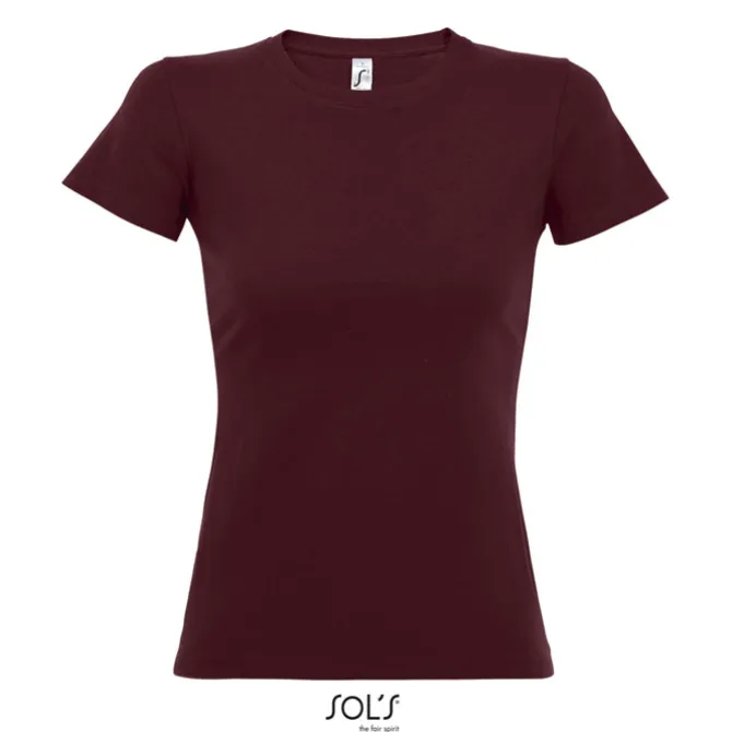 IMPERIAL WOMEN T-SHIRT 190g / Burgundy S11502-BG-S