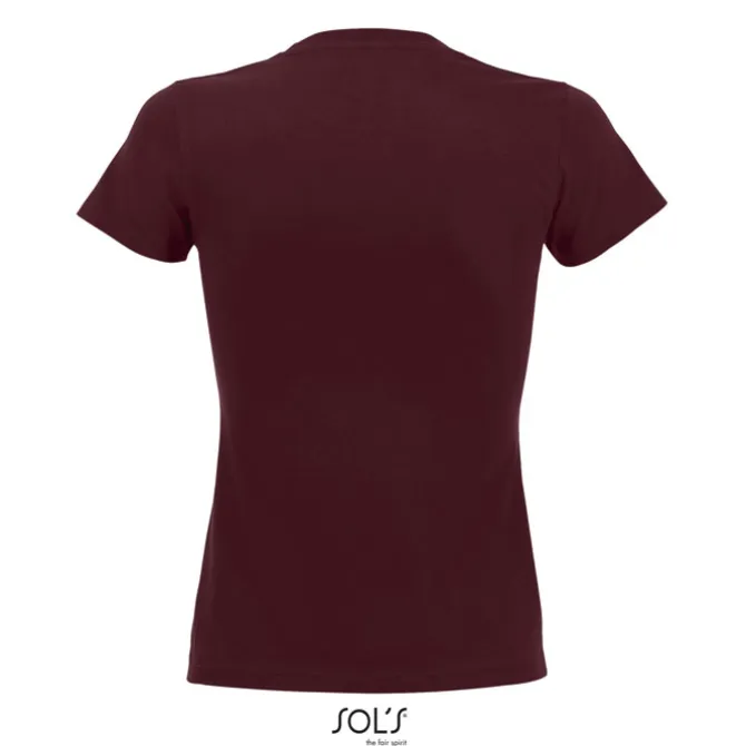 IMPERIAL WOMEN T-SHIRT 190g / Burgundy S11502-BG-S