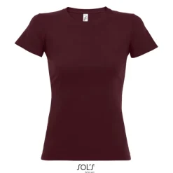 IMPERIAL WOMEN T-SHIRT 190g / Burgundy S11502-BG-M