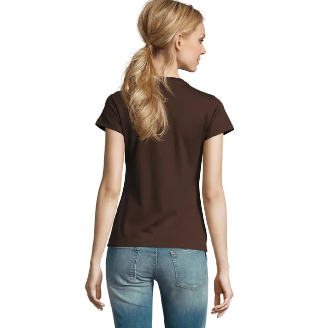 IMPERIAL WOMEN T-SHIRT 190g / Chocolate S11502-CH-L