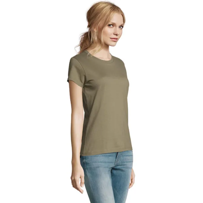 IMPERIAL WOMEN T-SHIRT 190g / Khaki S11502-KH-S