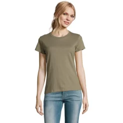 IMPERIAL WOMEN T-SHIRT 190g / Khaki S11502-KH-XL