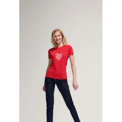IMPERIAL WOMEN T-SHIRT 190g / Szary melanż S11502-GM-L