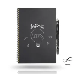 Infinitebook - notes ze zmywalnymi kartkami i pisakiem / Infiwords / Czarny IP25057811