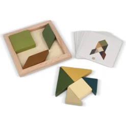 InSideOut Drewniana układanka Tangram think iq / Asortyment fluoru LT57405-N0099