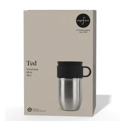 Izolowany kubek Sagaform Ted, 280 ml, szczelny, można myć w zmywarce / Dried Green LT52131-N0049