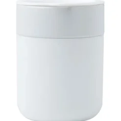 Java kubek ceramiczny z silikonową osłoną i plastikową pokrywką 330 ml / Biały 10080801