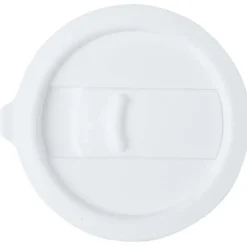Java kubek ceramiczny z silikonową osłoną i plastikową pokrywką 330 ml / Biały 10080801