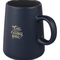 Joe kubek ceramiczny o pojemności 450 ml / Granatowy 10072955