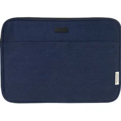 Joey 14-calowe etui na laptopa z płótna z recyklingu z certyfikatem GRS, o pojemności 2 l / Granatowy 12068055