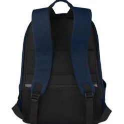 Joey 15,6-calowy plecak na laptopa z płótna z recyklingu z certyfikatem GRS o pojemności 18 l / Granatowy 12067755