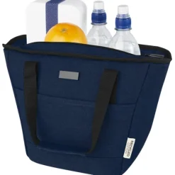 Joey torba termoizolacyjna na lunch z recyklingu z certyfikatem GRS o pojemności 6 l, mieszcząca 9 puszek / Granatowy 12067955