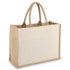 Jutowo-bawełniana torba na ramię OEKO-TEX® 42,5 x 19 x 32 cm 320 g/m² / Beżowy LT95372-N0055
