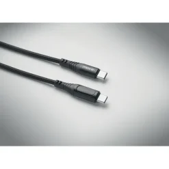 Kabel ładujący typ C, moc 100W / Czarny MO2676-03