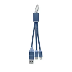Kabel ładujący 4 w 1 typu C / Francuski Granat MO2141-85