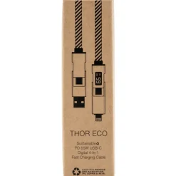 Kabel do ładowania BrandCharger Thor Eco / Grafitowy VB194-15