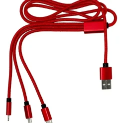 Kabel do ładowania / Czerwony V0323-05