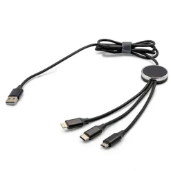 Kabel do ładowania Exclusive Collection | Jyanette / Czarny V1169-03