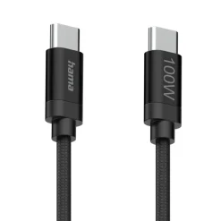 Kabel do ładowania Hama 100W / Czarny VH018-03