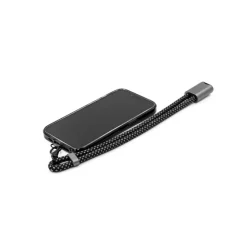 Kabel do ładowania i synchronizacji BrandCharger Lany Wristband Charge / Grafitowy VA554-15
