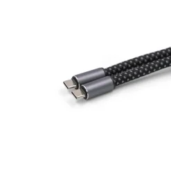 Kabel do ładowania i synchronizacji BrandCharger Lany Wristband Charge / Grafitowy VA554-15