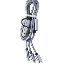 Kabel do ładowania / Srebrny V1563-32