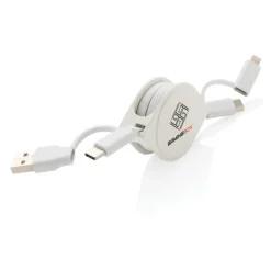 Kabel do ładowania 6 w 1 / Biały P302.663