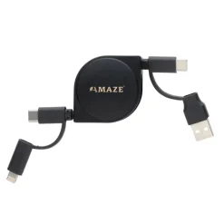 Kabel do ładowania 6 w 1 / Czarny P302.661