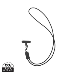 Kabel do ładowania 2 w 1, smycz na telefon Terra / Szary P302.5402