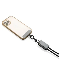Kabel do ładowania 2 w 1, smycz na telefon Terra / Szary P302.5402
