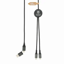 Kabel do ładowania 4 w 1 Terra, 3m / Szary P302.6402