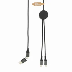 Kabel do ładowania 4 w 1 Terra, 3m / Szary P302.6402