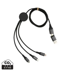 Kabel do ładowania 6 w 1 Terra / Szary P302.682