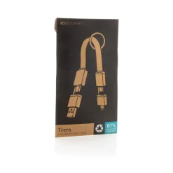 Kabel do ładowania 4 w 1 60W Terra / Szary P302.7602